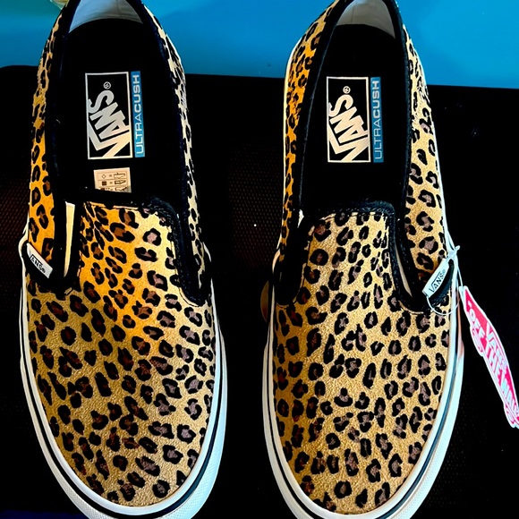 Vans Shoes - Woman Leopard Vans Sz 9.5